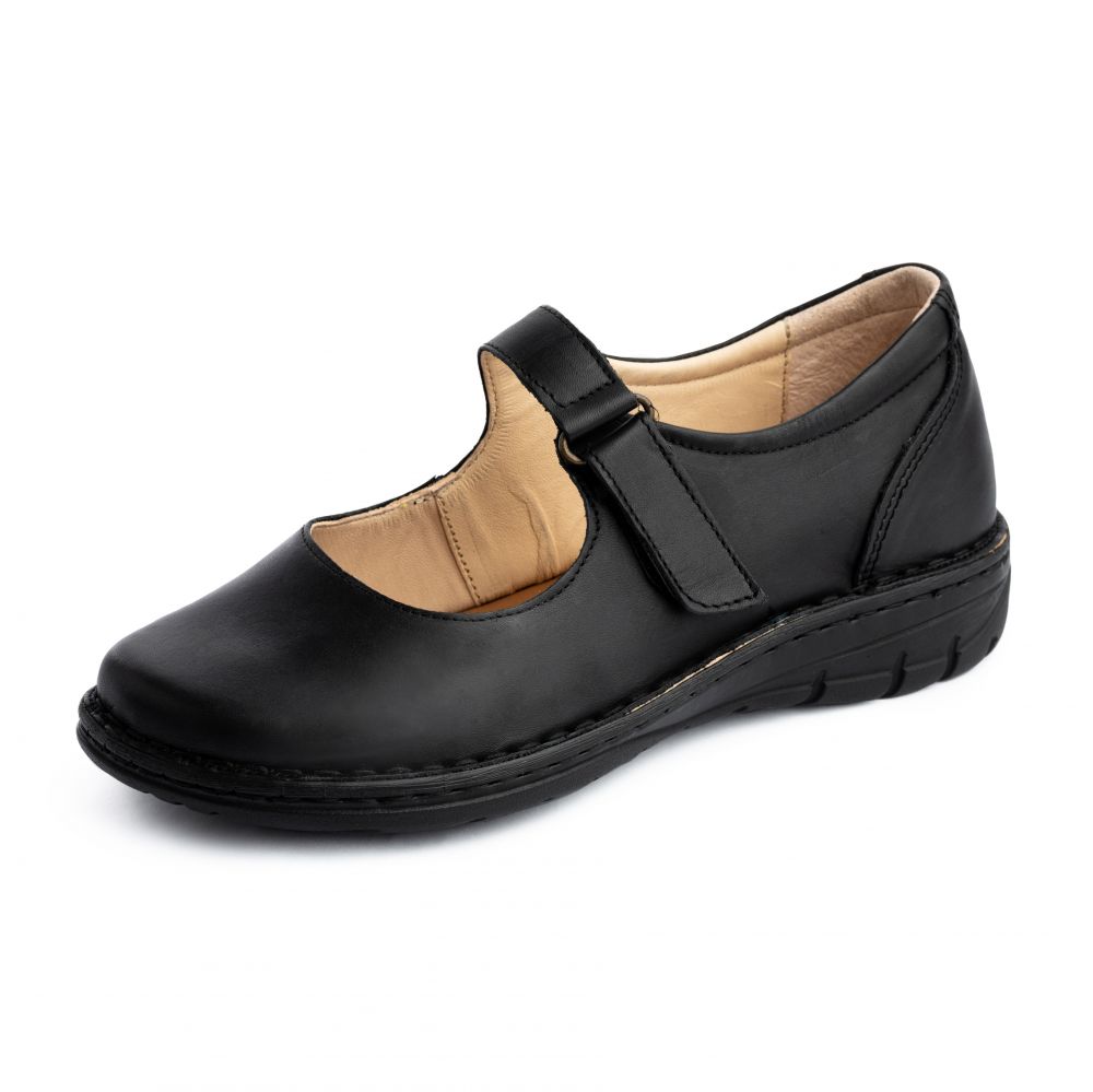 Pantofi confortabili din piele naturala Dalia Negru-Pantofi-Pantofi