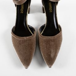 Pantofi cu toc Saif Khaki 6