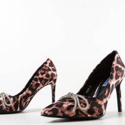 Pantofi dama Arwen Animal Print-Pantofi cu toc-Pantofi cu toc