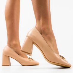 Pantofi dama Beren Nude 1