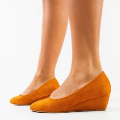 Pantofi dama Carroll Camel 2