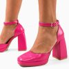 Pantofi dama Flynn Fuchsia-Pantofi cu toc-Pantofi cu toc