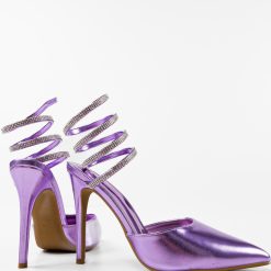 Pantofi dama Folami Mov 3