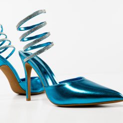 Pantofi dama Folami Turcoaz 5