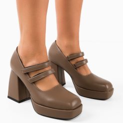 Pantofi dama Freyja Khaki 1