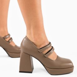 Pantofi dama Freyja Khaki 2
