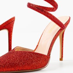 Pantofi dama Hallie Rosii 6