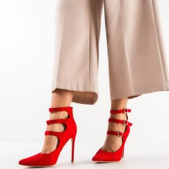 Pantofi dama Lane Rosii 1