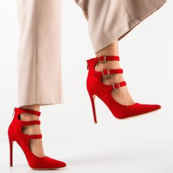 Pantofi dama Lane Rosii 2