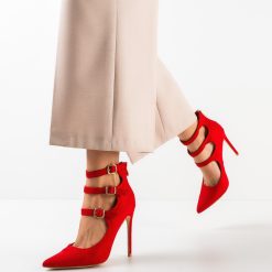 Pantofi dama Lane Rosii 3