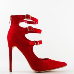 Pantofi dama Lane Rosii 4