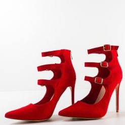 Pantofi dama Lane Rosii 5