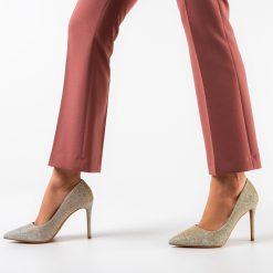 Pantofi dama Sharp Aurii 2