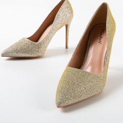 Pantofi dama Sharp Aurii 4