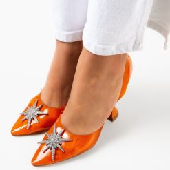 Pantofi dama Sheppard Portocalii 3