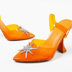 Pantofi dama Sheppard Portocalii 6
