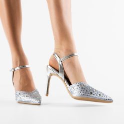 Pantofi dama Tegan Argintii 2