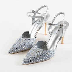 Pantofi dama Tegan Argintii 6