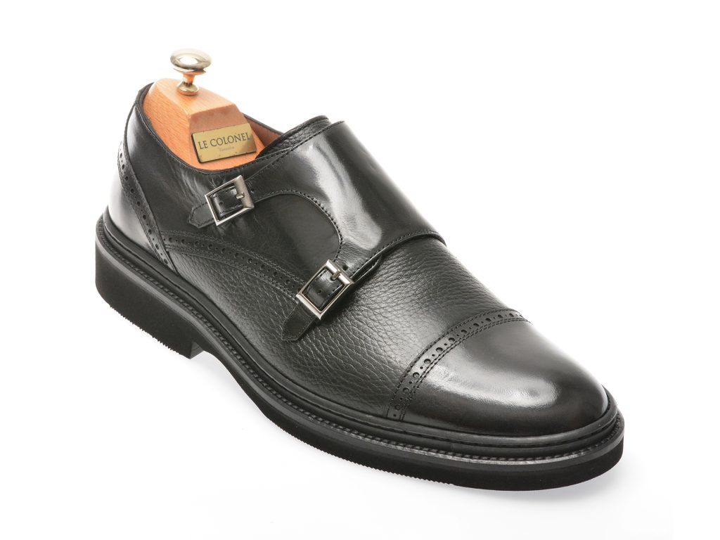 Pantofi eleganti LE COLONEL negri