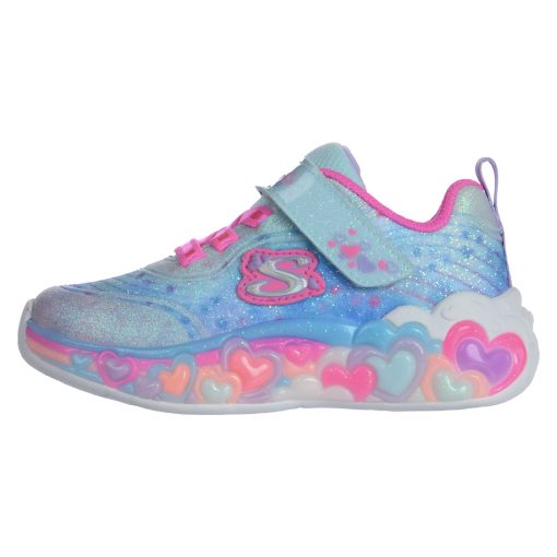 Pantofi sport SKECHERS pentru copii ETERNAL HEART LIGHTS - 302696NLBMT-Incaltaminte-Pantofi sport