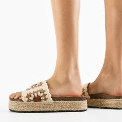 Papuci dama Chinon Bej 2