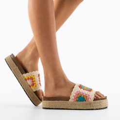 Papuci dama Chinon Portocalii 2