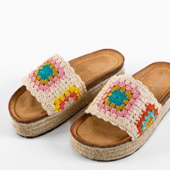 Papuci dama Chinon Roz 4