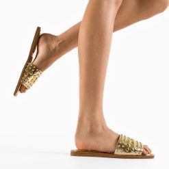 Papuci dama Pointy Aurii 2