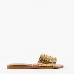 Papuci dama Pointy Aurii 2 3