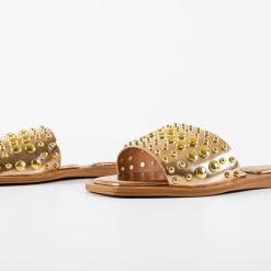 Papuci dama Pointy Aurii 2 5