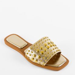 Papuci dama Pointy Aurii 6