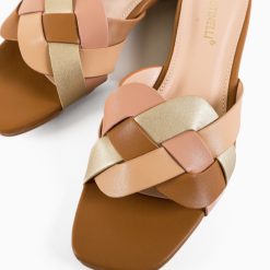 Papuci dama Prayan Bej 5