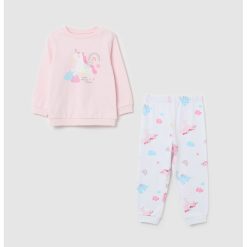 Pijama lunga cu unicorn-FETE-IMBRACAMINTE/Pijamale si halate de baie