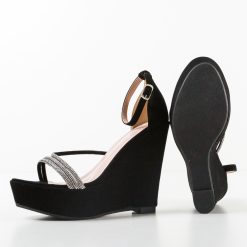 Platforme dama Crom Negre 7