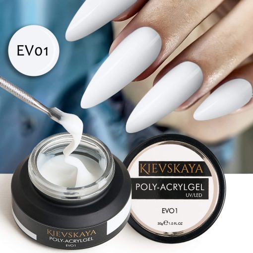 Poly-Acrylgel Kievskaya 30gr-EVO01 - EVO-01 - Everin.ro-GEL DE UNGHII / GEL DE CONSTRUCTIE ❤️ > Polygel Kievskaya