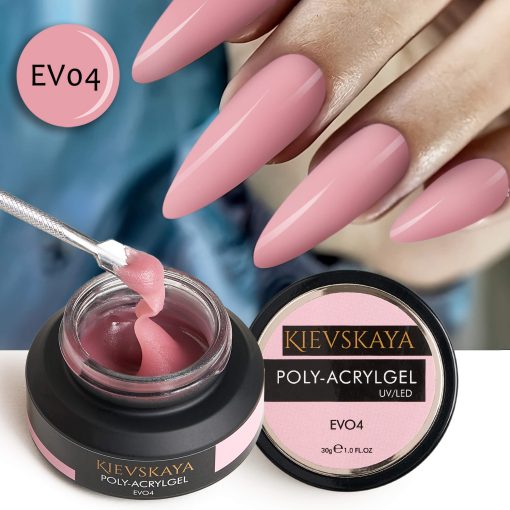 Poly-Acrylgel Kievskaya 30gr-EVO04 - EVO-04 - Everin.ro-GEL DE UNGHII / GEL DE CONSTRUCTIE ❤️ > Polygel Kievskaya