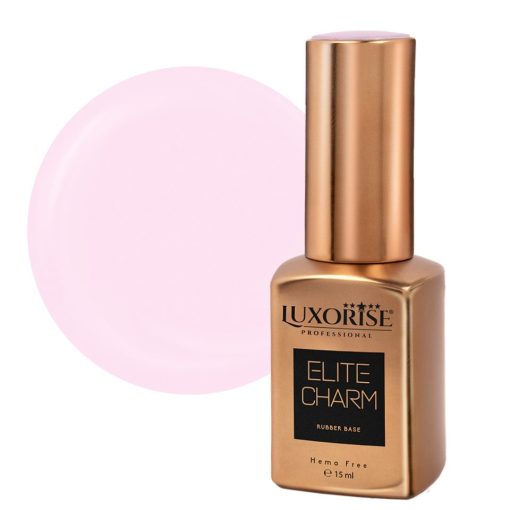 Rubber Base Hema Free LUXORISE ELITE CHARM - Milky Pink 15ml-Rubber Base > Rubber Base ELITE CHARM 15ml