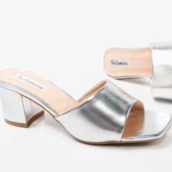 Saboti dama Coraline Argintii 6