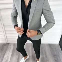 Sacou barbati slim fit 11984 27-1.1-Sacouri barbati
