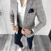 Sacou barbati slim fit albastru 732 I9-4-Sacouri barbati