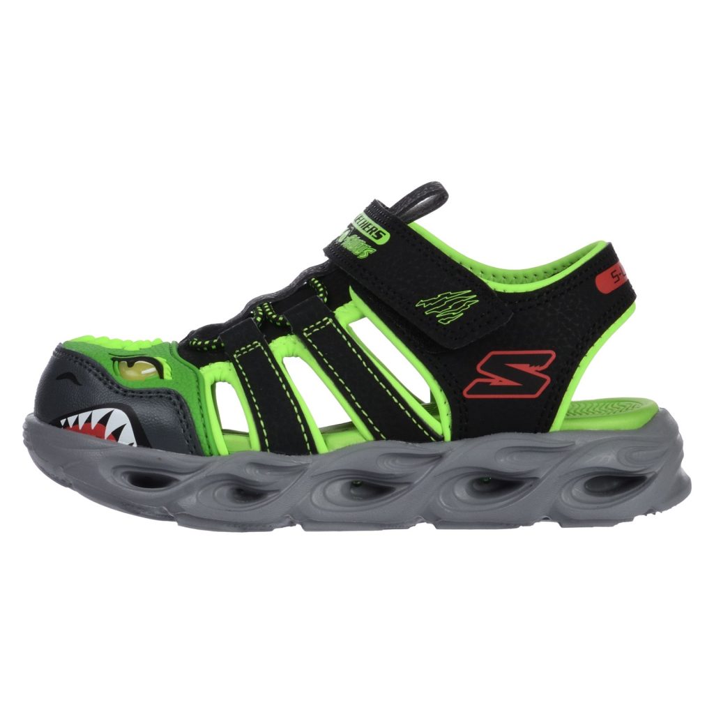 Sandale SKECHERS pentru copii THERMO-SPLASH - HYDRO-FLARE - 400613LBKLM-Incaltaminte-Sandale