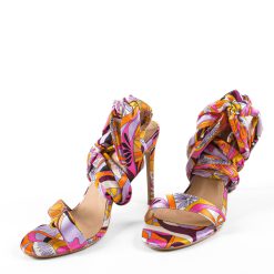 Sandale cu toc Brayd Mov 6