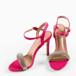 Sandale cu toc Cybill Fuchsia 6