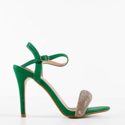 Sandale cu toc Cybill Verzi 3