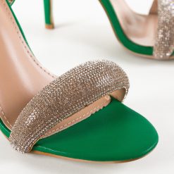 Sandale cu toc Cybill Verzi 7