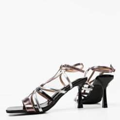 Sandale cu toc Eilonwy Negre 7