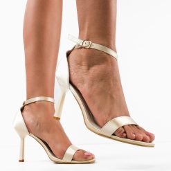 Sandale cu toc Itumele Bej 4