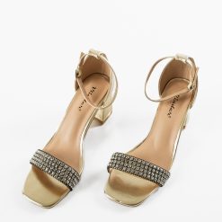 Sandale cu toc Karuna Aurii 6