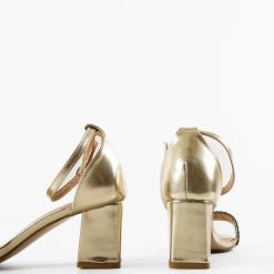 Sandale cu toc Karuna Aurii 7