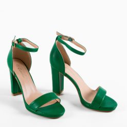 Sandale cu toc Lashay Verzi 6